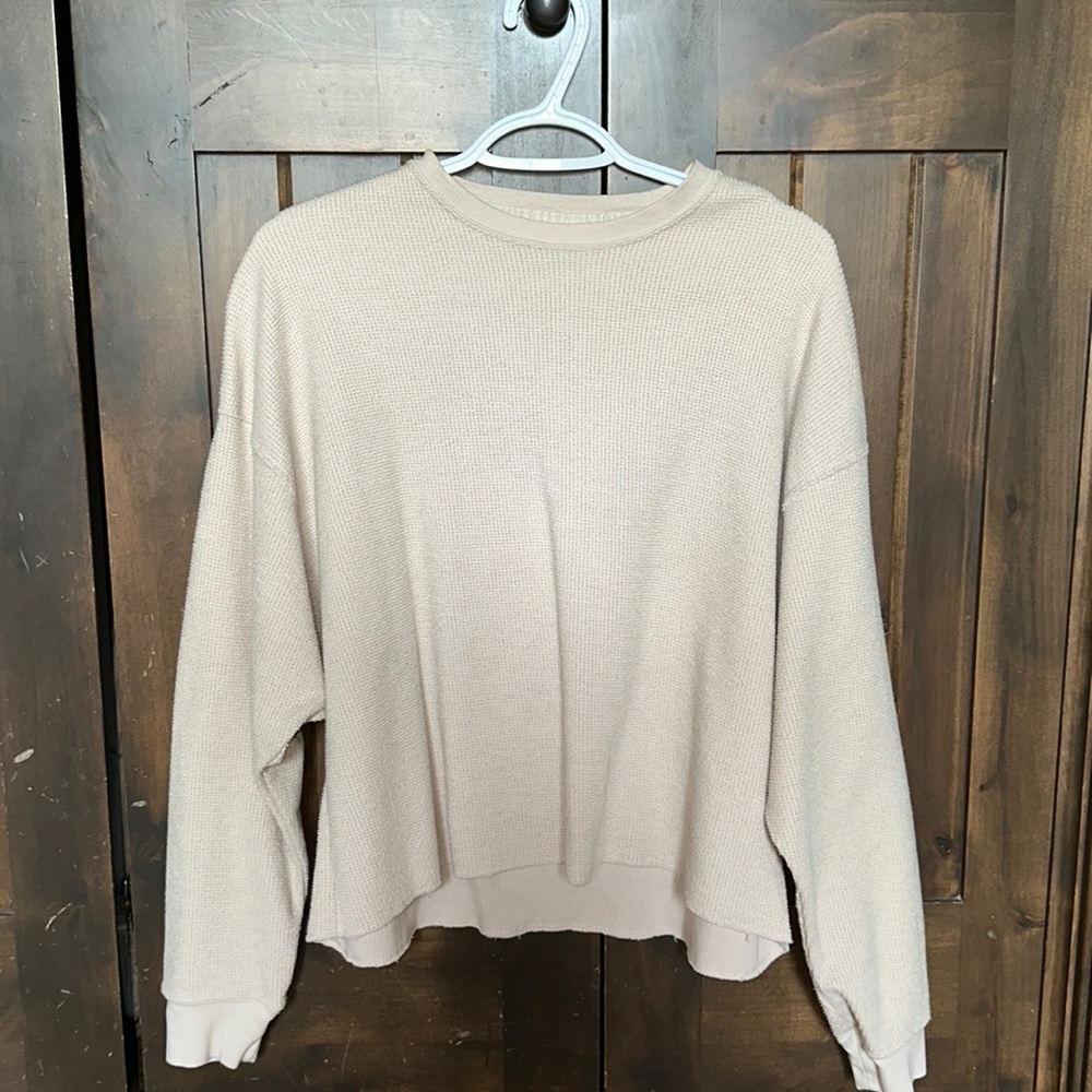 Nike beige textured sweater